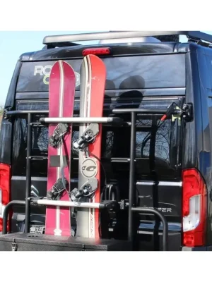 Zadní nosič lyží/snowboardů EuroCarry pro VW T5/6, Ducato, Jumper, Boxer Akce