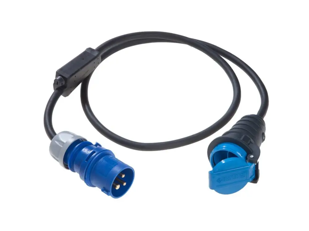 Kabel adaptéru CEE s pojistkou zásuvky CH, 1,5 m Autentický