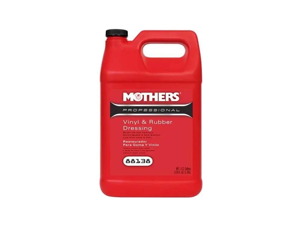 Mothers Professional VinylRubber Dressing - přípravek pro obnovu a ochranu gumy, vinylu a plastu, 3,785 l Cenová Bomba