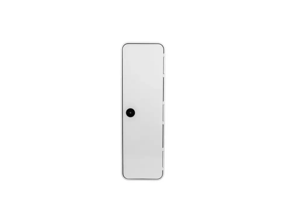 Vrácení Zdarma Karavanové dveře REIMO bílé 525 x 1700 mm s černým zámkem