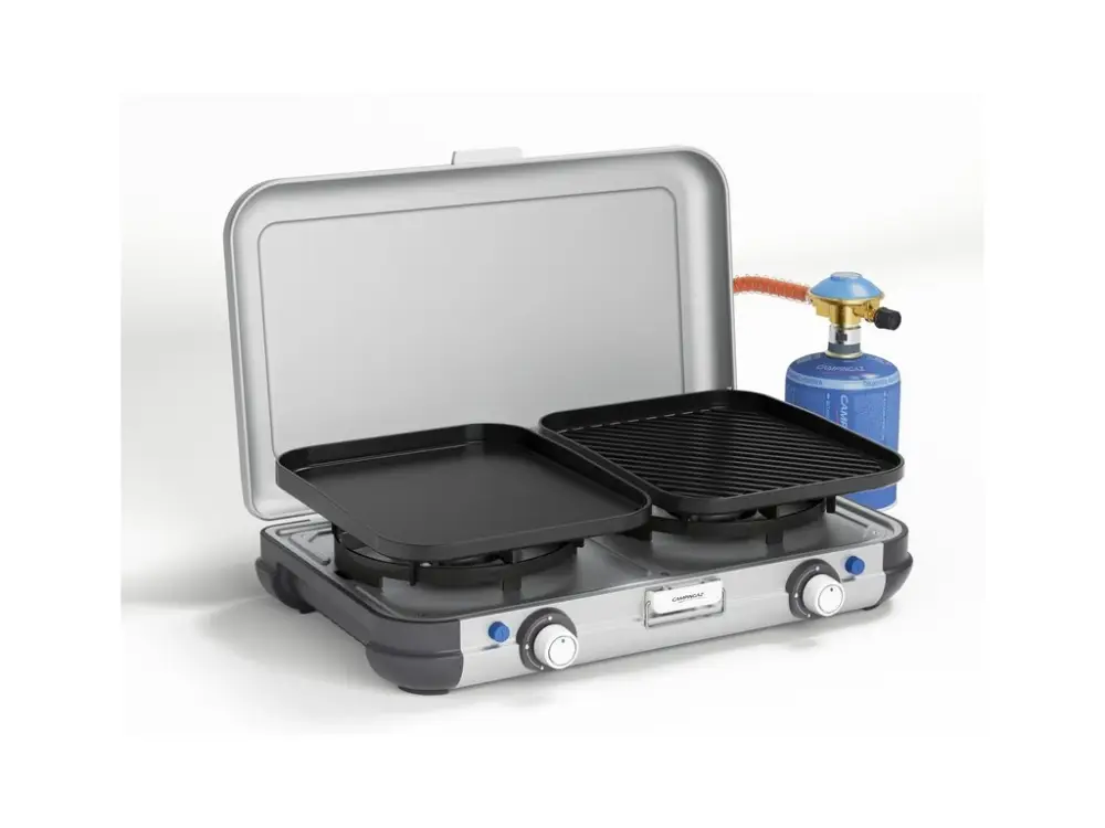Plynový vařič Campingaz Camping Kitchen 2 Grill & Go - Kartuše Sezónní Sleva