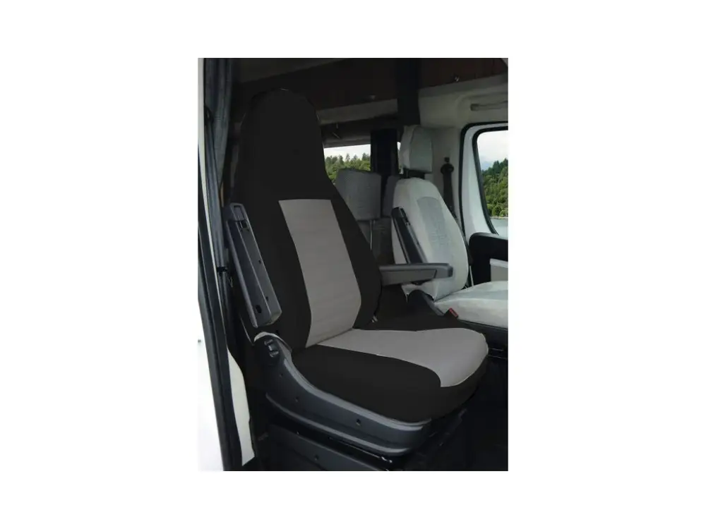 Aktuální Autopotah Carbest pro originální sedačku VW T6.1 California od roku výroby 2015 - šedá/černá