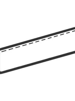Výprodej Vtahovací potrubí pro přední panel, černé