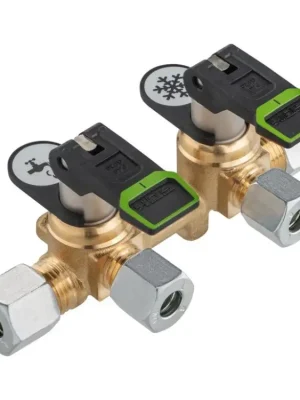 Kup Teď Dvoucestný uzavíratelný ventil GOK, typ KSV - vstup 8 mm, výstupy 8 mm