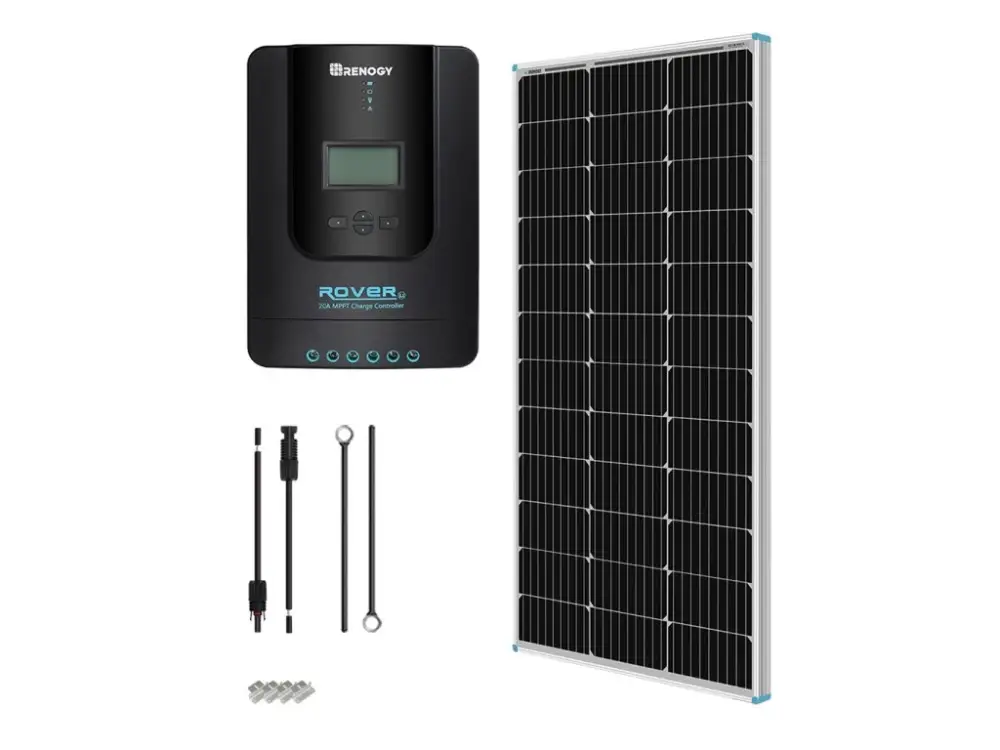 Poslední Šance Solární set Renogy 100W s 20A MPPT regulátorem nabíjení