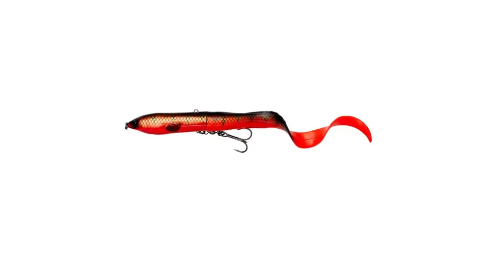Savage Gear 3D Hard Eel Slow Sinking Red N Black 17 cm 50 g Originální