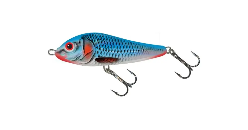 Salmo Wobler Rattlin' Slider Bleeding Blue Shad - 8 cm Cenový Hit