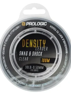 Prologic Šokový Vlasec Density Snag Shock Leader Clear 100 m Časově Omezené