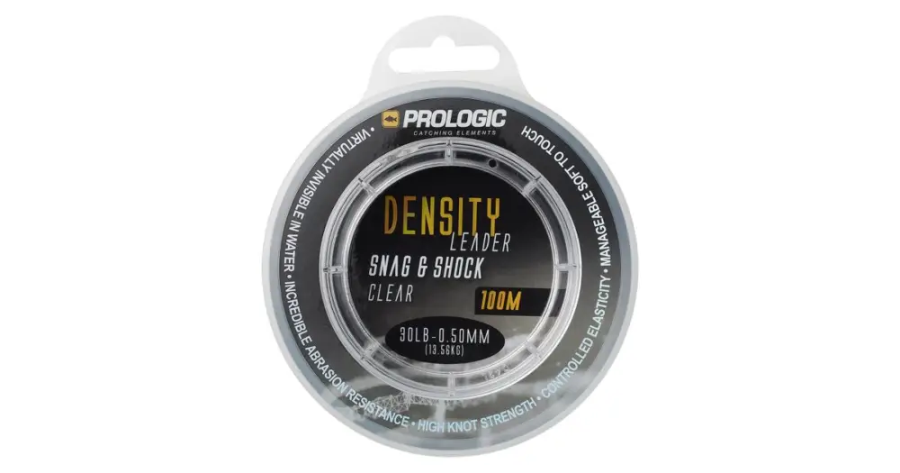 Prologic Šokový Vlasec Density Snag Shock Leader Clear 100 m Časově Omezené