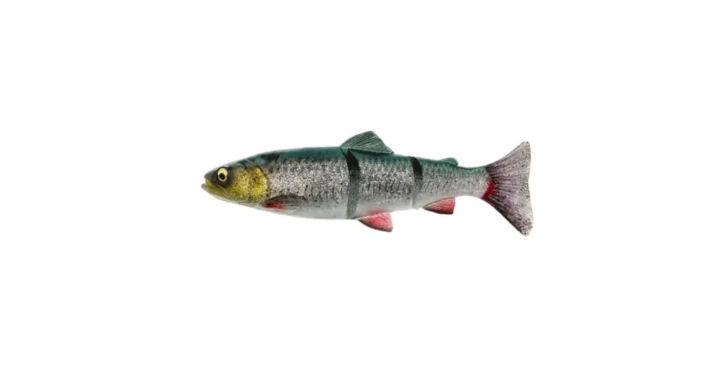 Savage Gear Gumová Nástraha 4D Linethru Trout Slow Sinking Green Silver Akce