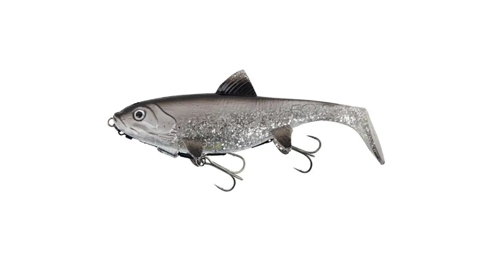 Tovární Cena Fox Rage Gumová Nástraha Replicant Shallow UV Silver Bait Fish - 18 cm 65 g