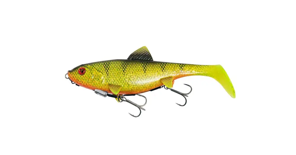 Speciální Cena Fox Rage Gumová Nástraha Replicant Shallow UV Natural Perch - 23 cm 125 g
