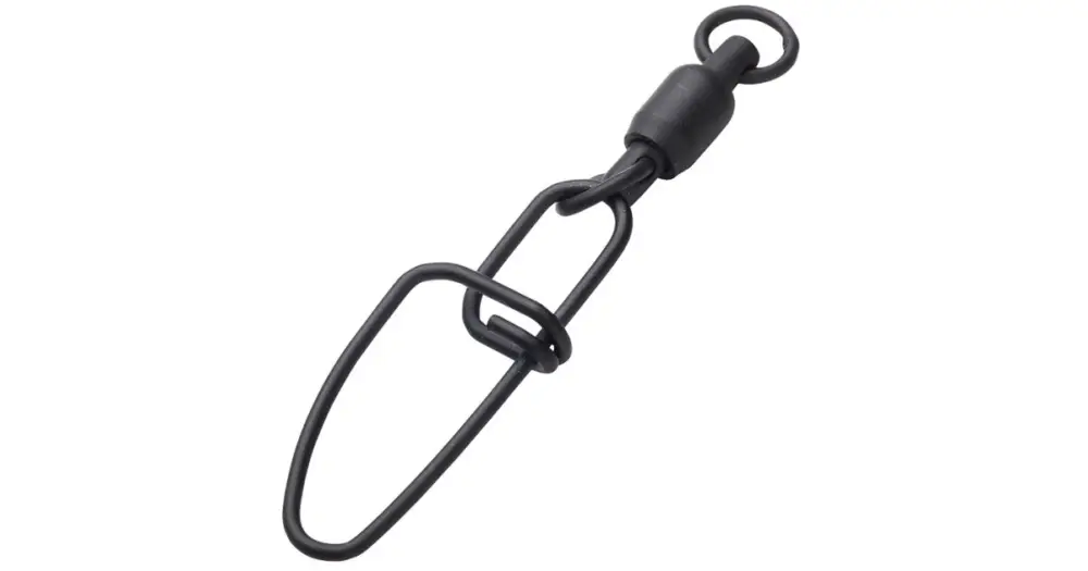 Výprodej Madcat Karabinka S Obratlíkem Stainless BB Swivels W Crossl Snap Black 3 ks - 3 90 kg