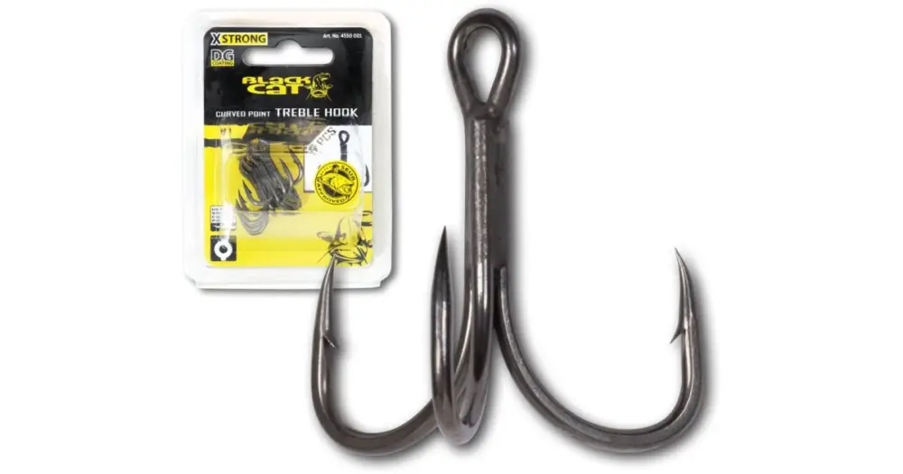 Pouze Dnes Black Cat Trojháček Curve Point DG Coating 5 ks - 1/0