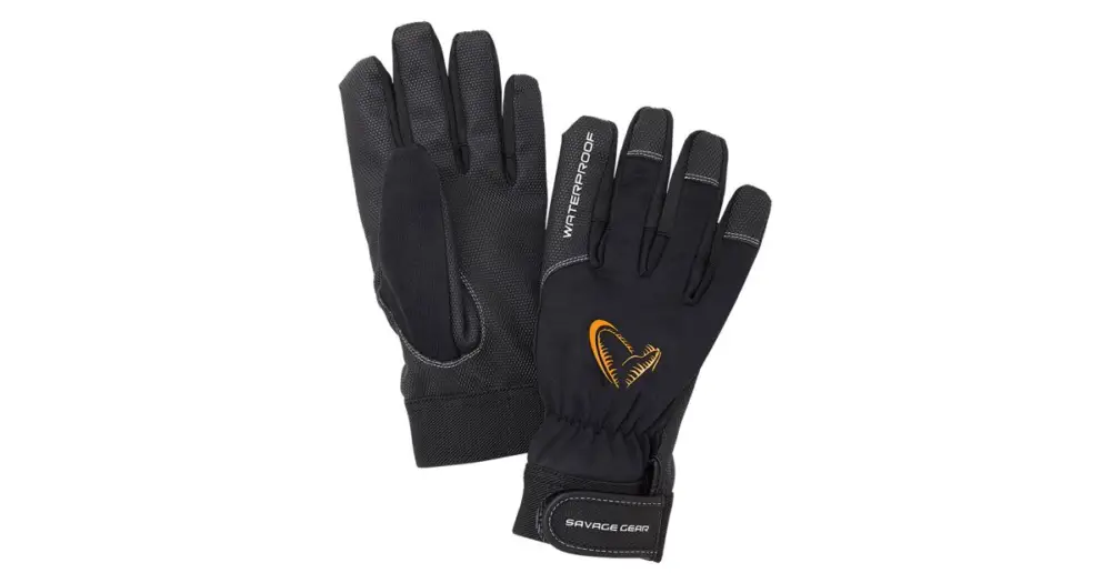 Savage Gear Rukavice All Weather Glove Black Akční Cena