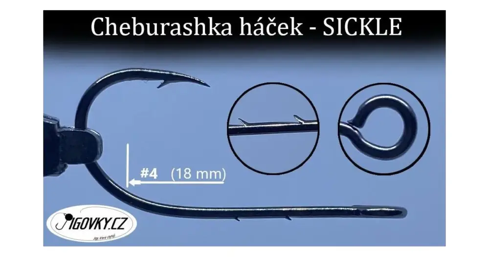 Nízká Cena JigovkyCZ Cheburashka Háček SICKLE - 1/0