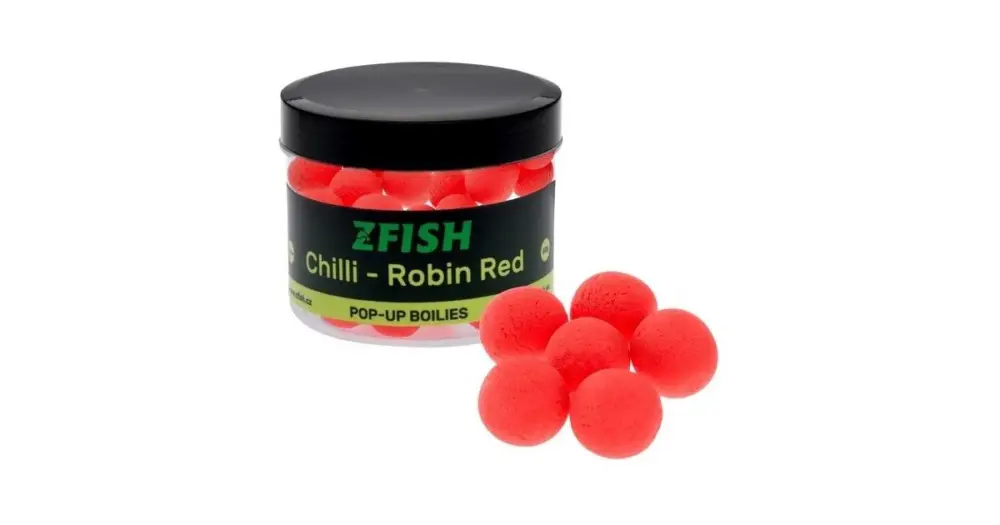 Doprava Zdarma Zfish Plovoucí Boilies Pop-up 60 g 16 mm - Chilli Robin Red