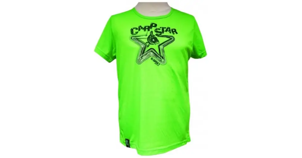 R-SPEKT Tričko Carp Star Dětské Fluo Green - 11/12 let Nízká Cena