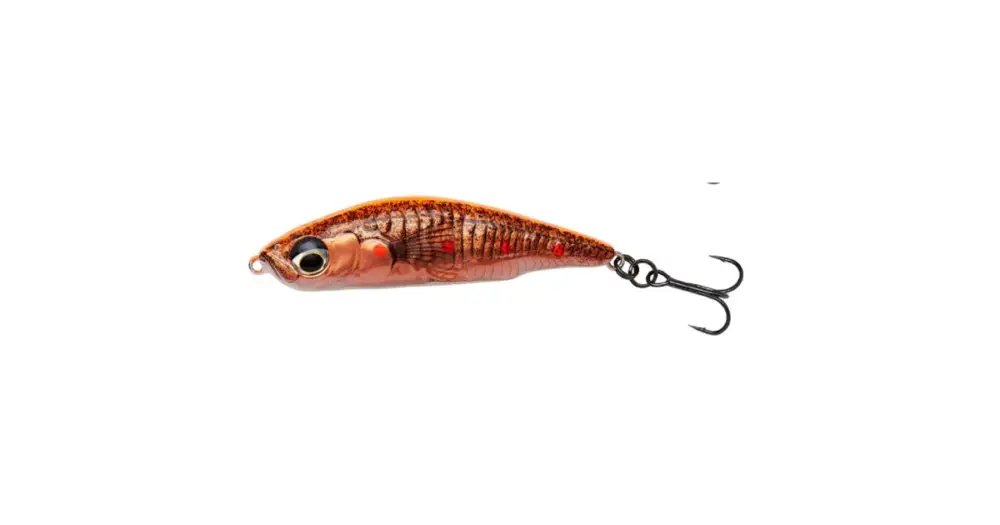 Nová Kolekce Savage Gear Wobler 3D Sticklebait Pencil Sinking Fluo Orange Copper - 6,5 cm 10,5 g