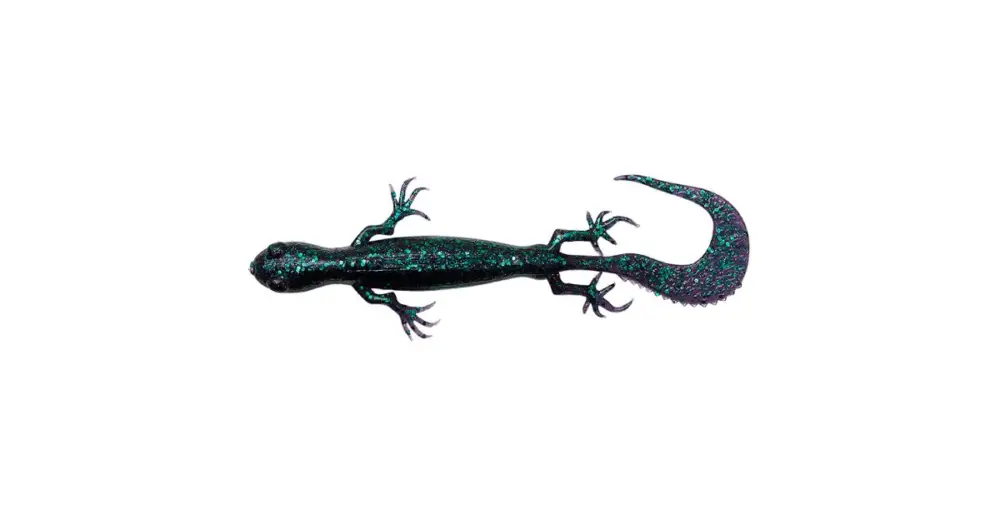 Nízká Cena Savage Gear Gumová Nástraha 3D Lizard Sinking Green Pumpkin Purple 10 cm 5,5 g