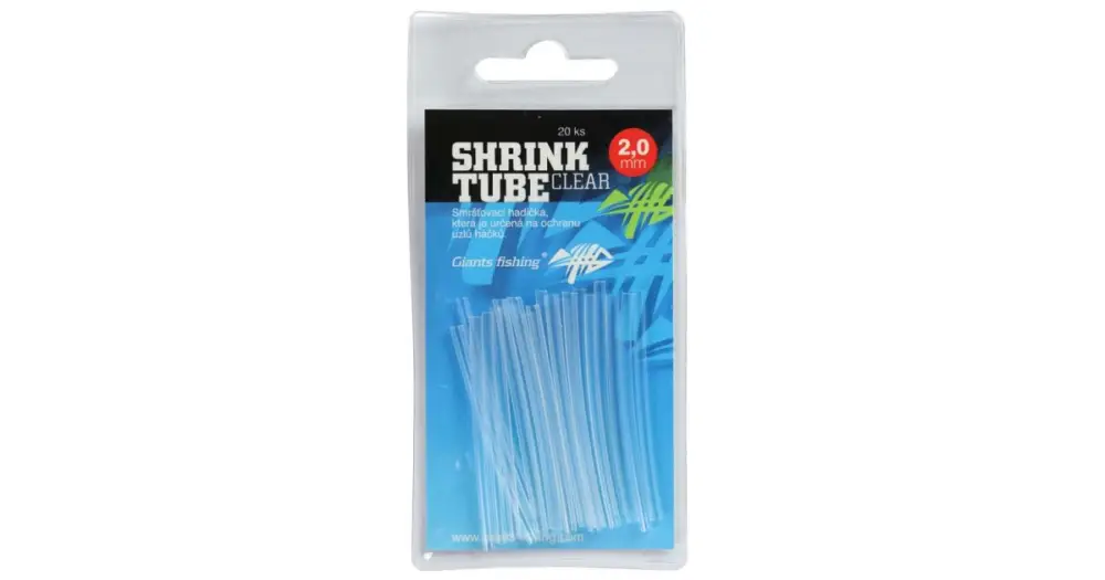 Akční Nabídka Giants Fishing Smršťovací Hadička Shrink Tube Clear 20 ks - 2,4 mm