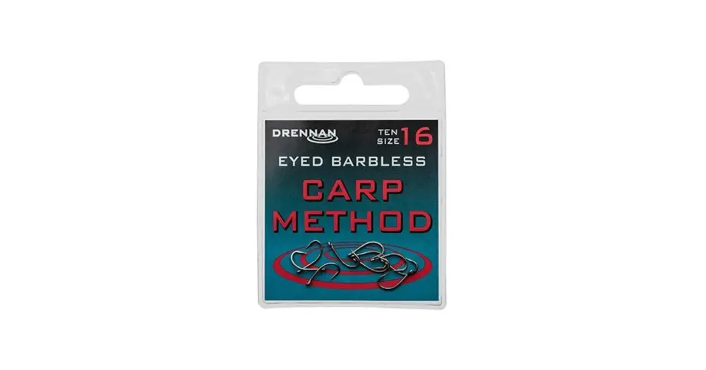 Ihned K Objednání Drennan Háčky Bez Protihrotu Eyed Carp Method Barbless - Velikost 12