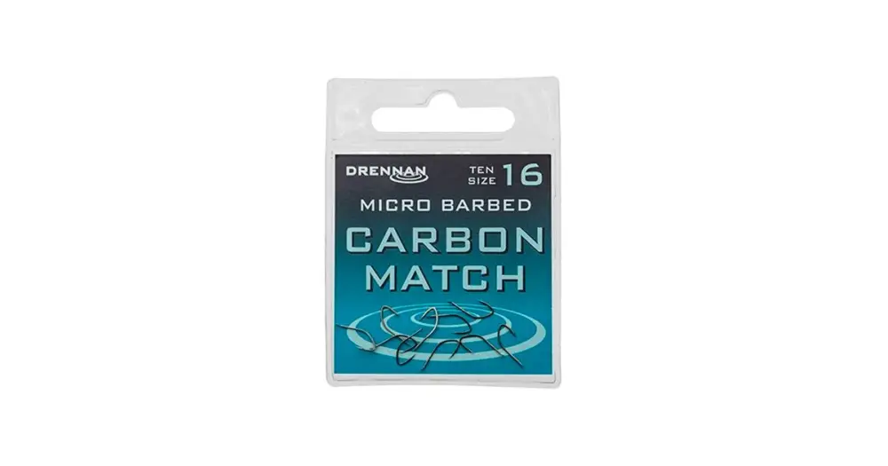 Výhodná Nabídka Drennan Háčky Carbon Match - Velikost 20