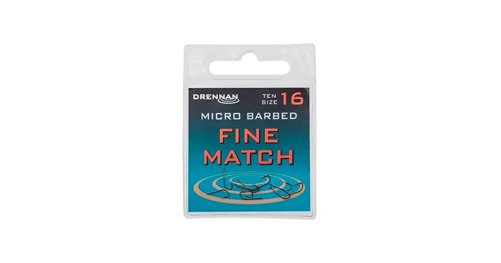 Přímo Od Výrobce Drennan Háčky Fine Match - Velikost 20