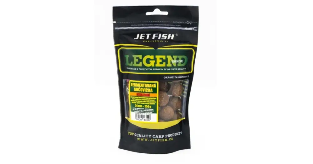 Omezená Nabídka Jet Fish Extra Tvrdé Boilie Fermentovaná Ančovička 250 g