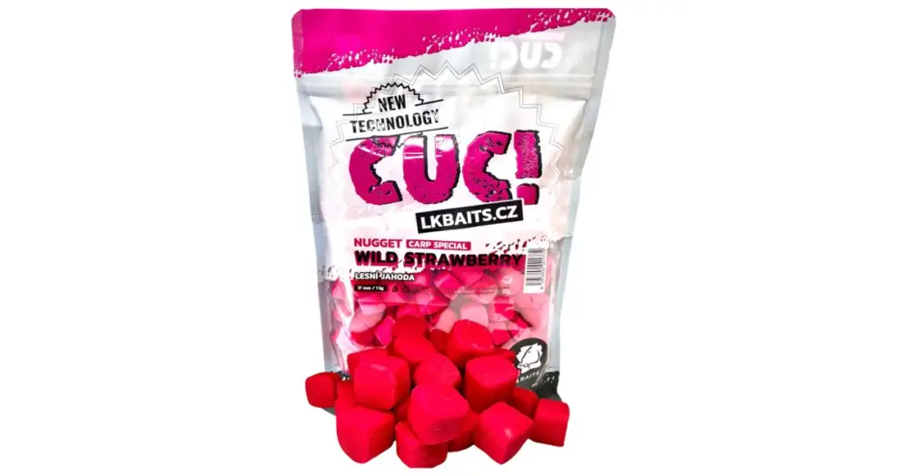 LK Baits CUC Nugget Carp Wild Strawberry 1 kg - 17 mm Objednat Nyní