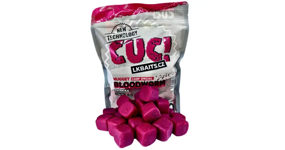 Ověřený LK Baits CUC Nugget Carp Bloodworm 1 kg - 10 mm
