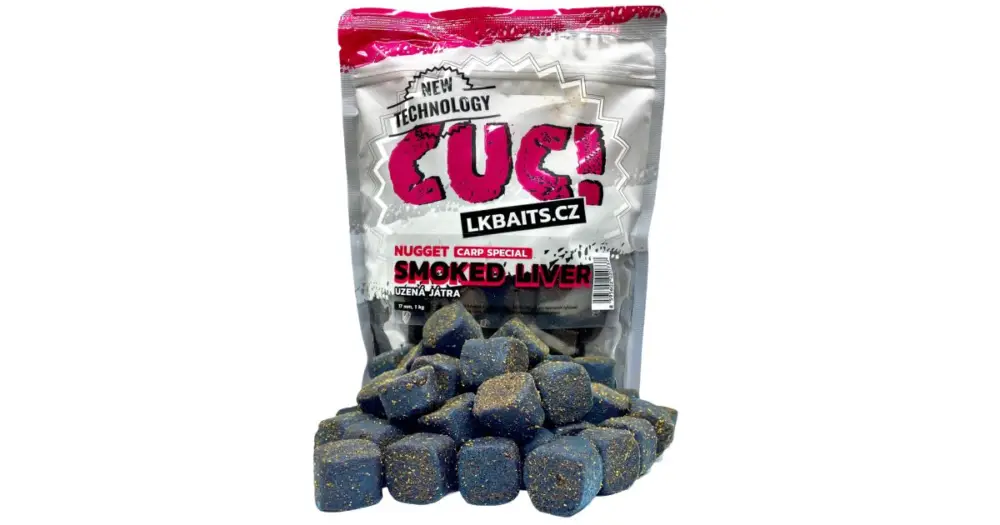 Koupit Online LK Baits CUC Nugget Carp Smoked Liver 1 kg - 10 mm