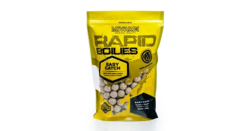 Mivardi Boilies Rapid Easy Catch Scopex Smetana - 950 g 20 mm Poslední Šance