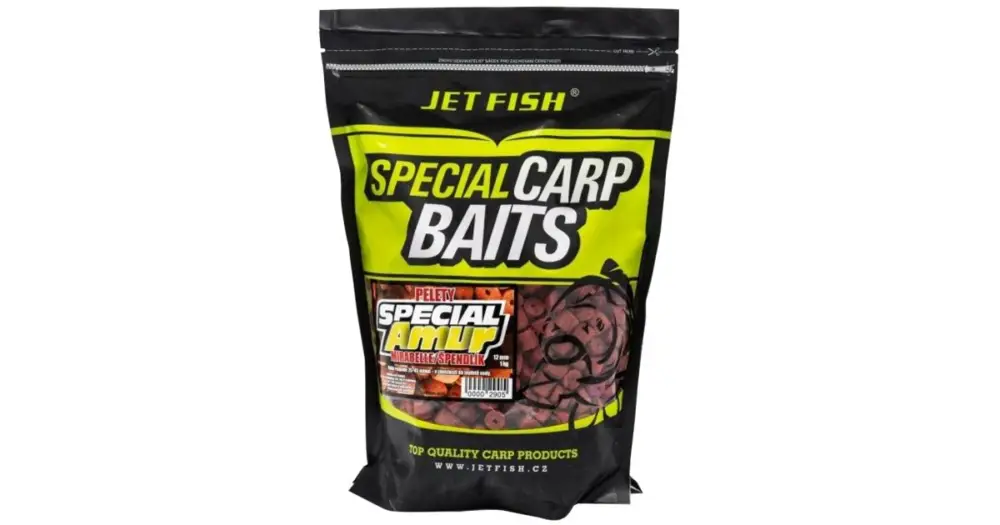 Jet Fish Pelety Special Amur Mirabelle Špendlík 1 kg - 4 mm Nakupujte Hned