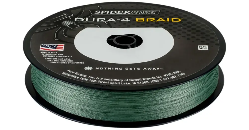 Autentický Spiderwire Splétaná Šňůra DURA4 300 m Green-Průměr 0,40 mm / Nosnost 45 kg