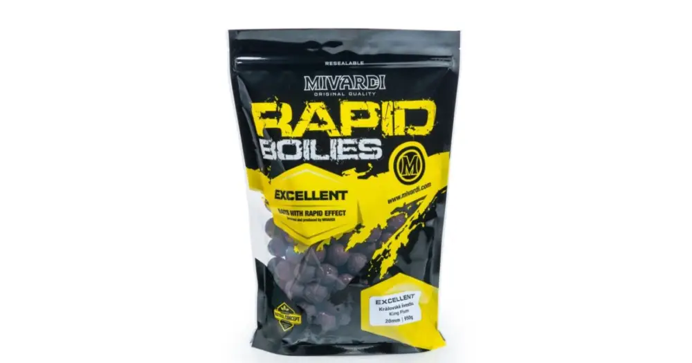Nejprodávanější Mivardi Boilies Rapid Excellent Královská Švestka - 3,3 kg 16 mm