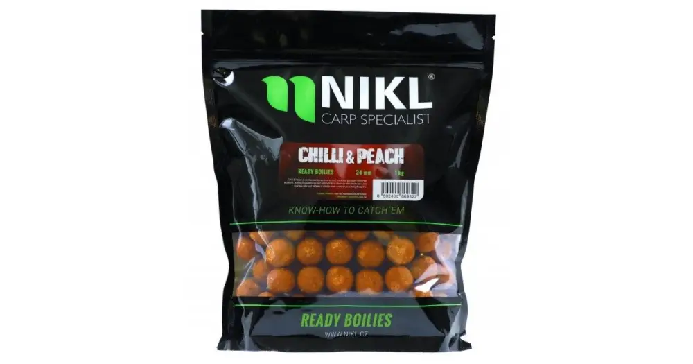 Nikl Boilie Chilli & Peach Top Prodej