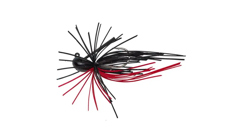 Cenová Bomba Savage Gear Skirt Flirt Jig Sinking Black Red - 6,5 cm 7,5 g