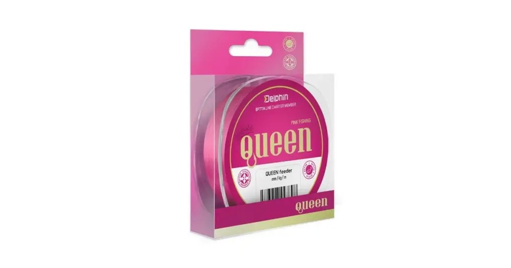 Delphin Vlasec Queen Feeder Růžový - Průměr 0,28 mm / Nosnost 5,9 kg / Návin 300 m Nakupujte Hned