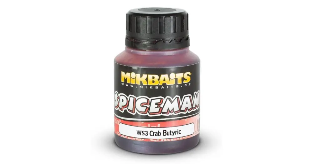 Mikbaits Dip Spiceman WS3 Crab Butyric 125 ml Sezónní Sleva