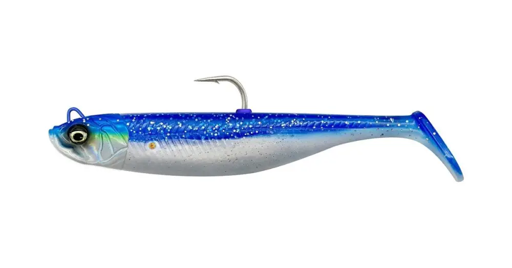 Savage Gear Gumová Nástraha Minnow Sinking Blue Pearl Silver Vysoce Kvalitní
