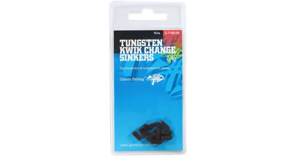 Giants Fishing Rychlovýměnná Těžítka Tungsten Kwik Change Sinkers 10 ks - 0,4 g Must-Have
