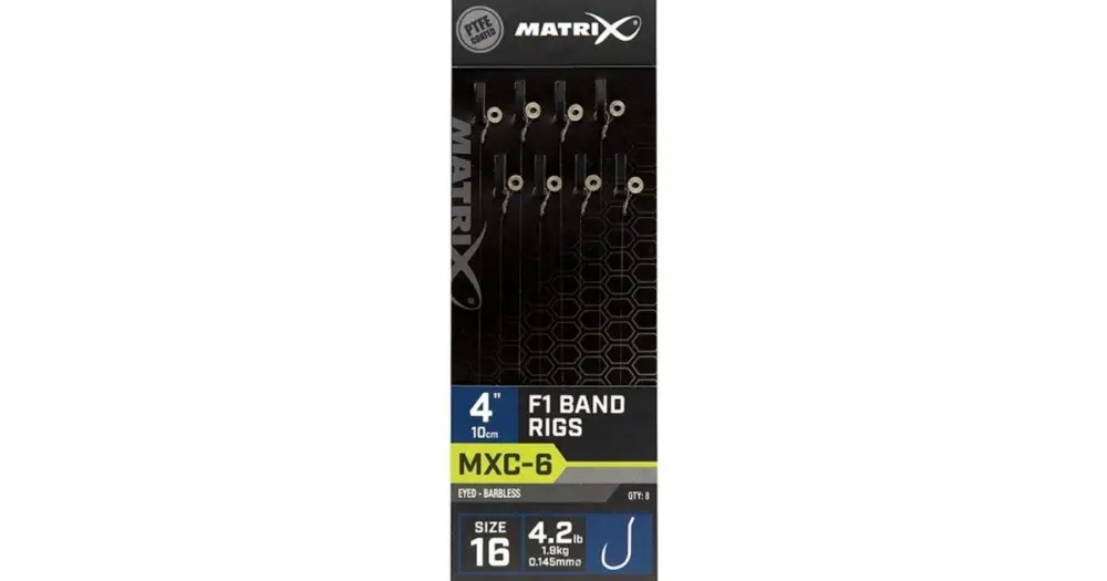 Cenově Výhodný Matrix Návazec MXC-6 Barbless Band Rigs F1 10 cm - 16 0,145 mm