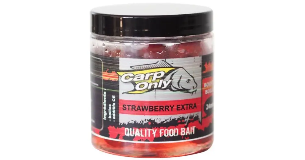 Carp Only Dipovaný Boilies Strawberry Extra 250 ml Koupit Online