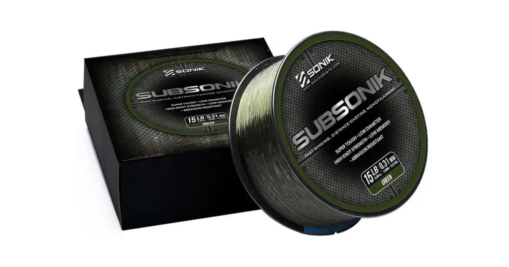 Časově Omezené Sonik Vlasec Subsonik Green 1200 m - 0,35 mm 8,16 kg