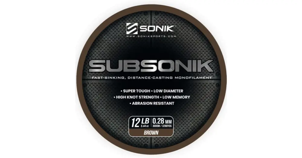 Sonik Vlasec Subsonik Brown 3000 m - 0,38 mm 9,97 kg Odeslání Ihned