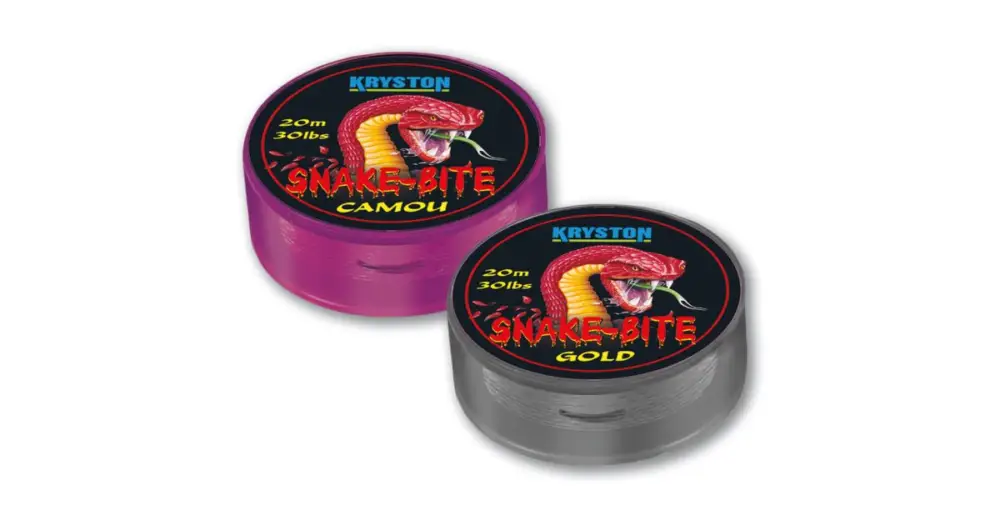 Kryston Potahovaná Šňůrka Snake Bite Camou 20 m - 30 lb Pouze Dnes