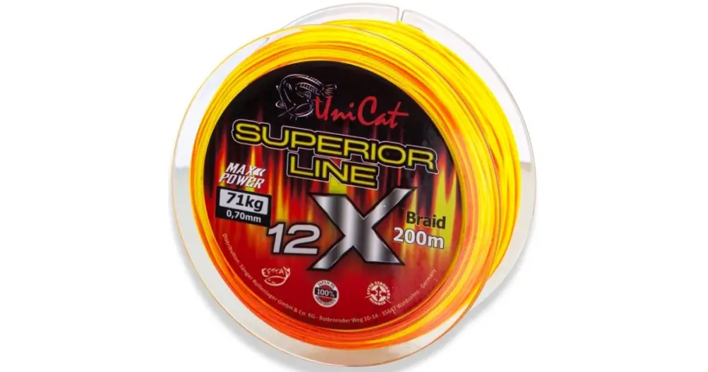 Uni Cat Splétaná Šňůra 12 X Superior Line 200 m - 0,70 mm 71 kg Objednat Nyní