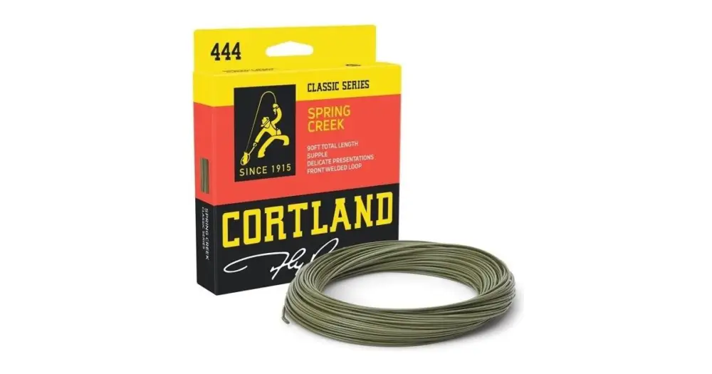 Cortland Muškařská Šňůra 444 Classic Spring Creek Freshwater Olive 90 ft - WF5F Nová Kolekce