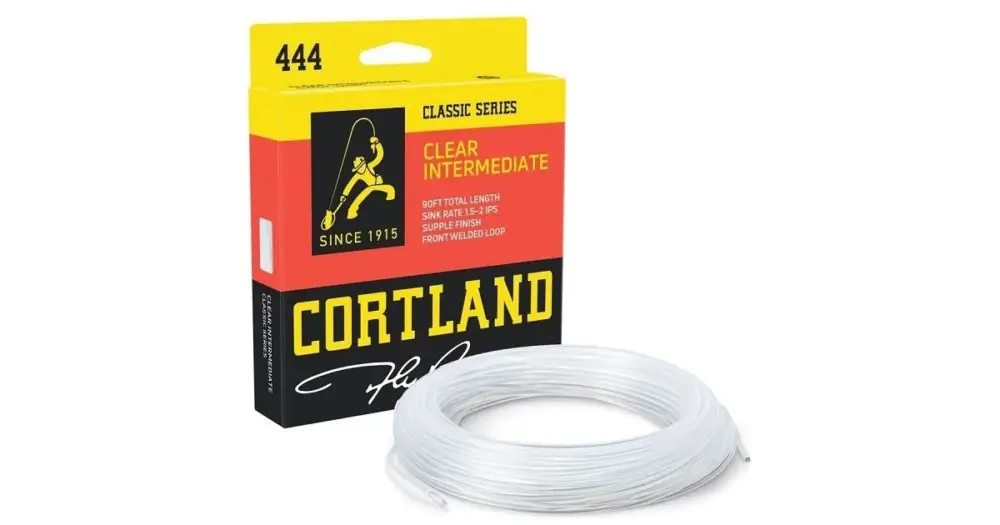 Originální Cortland Muškařská Šňůra 444 Classic Intermediate Freshwater Saltwater Clear 90 ft - WF4I